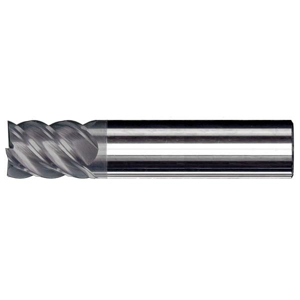 Mastercut Tool 7/32x7/16x1/4x2 5FL Square 45 Degree Helix HY5 W/Flat, PowerA 447-008W-1 - main